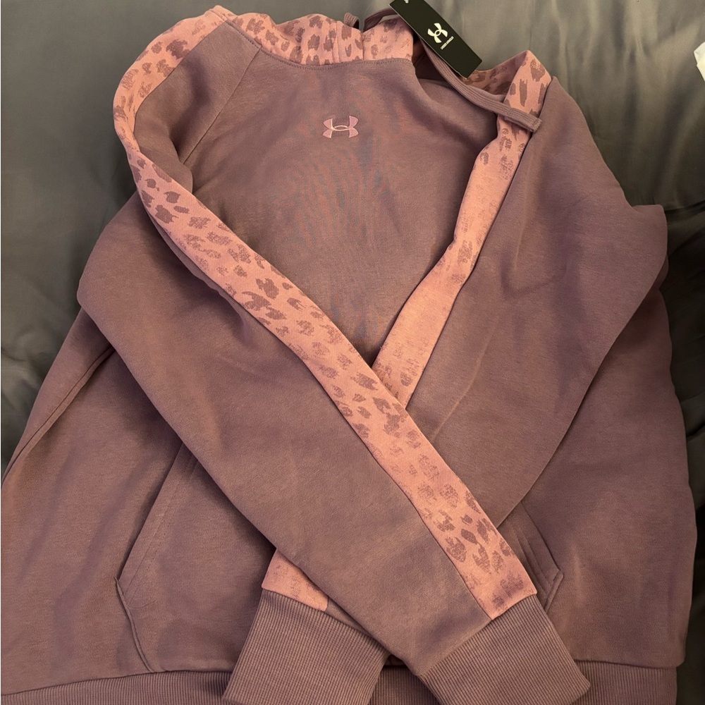 Under Armour Women's Mauve and Pink Hoodie